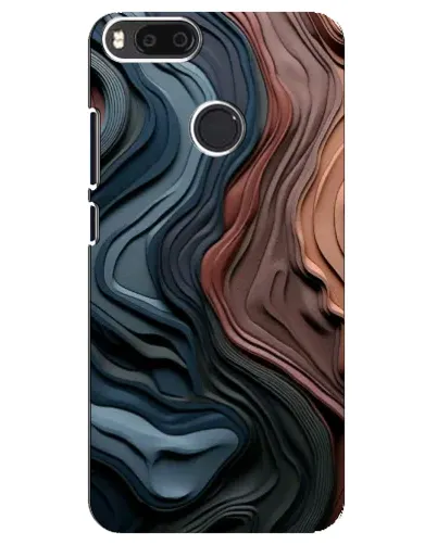 Чехол для Xiaomi Mi A1 / Mi 5X с картинкой «Цветные волны каньона»