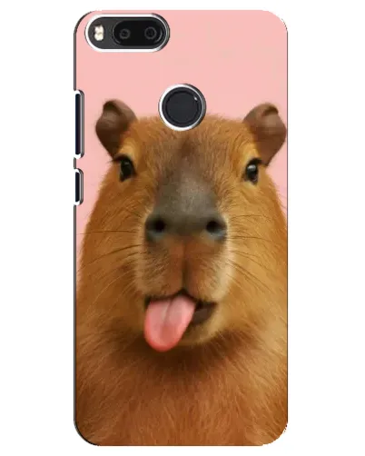 Чехол для Xiaomi Mi A1 / Mi 5X с картинкой «Капибара с языком» Чехол для Xiaomi Mi A1 / Mi 5X с картинкой «Капибара с языком»