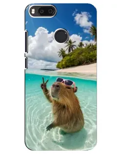 Чохол для Xiaomi Mi A1 / Mi 5X з картинкою «Капібара на морі» Чохол для Xiaomi Mi A1 / Mi 5X з картинкою «Капібара на морі»
