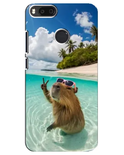 Чехол для Xiaomi Mi A1 / Mi 5X с картинкой «Капибара на море» Чехол для Xiaomi Mi A1 / Mi 5X с картинкой «Капибара на море»