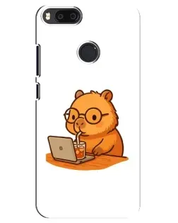 Чохол для Xiaomi Mi A1 / Mi 5X з картинкою «Капібара з ноутбуком» Чохол для Xiaomi Mi A1 / Mi 5X з картинкою «Капібара з ноутбуком»
