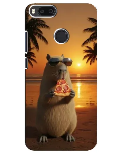 Чехол для Xiaomi Mi A1 / Mi 5X с картинкой «Капибара с пиццей» Чехол для Xiaomi Mi A1 / Mi 5X с картинкой «Капибара с пиццей»