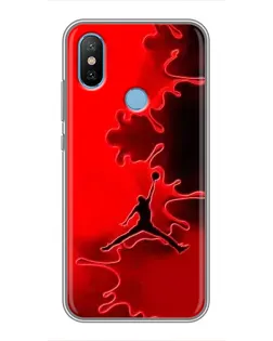 Чехол для Xiaomi Mi6X с картинкой «Jordan Red Smoke» Чехол для Xiaomi Mi6X с картинкой «Jordan Red Smoke»