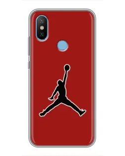 Чехол для Xiaomi Mi6X с картинкой «Jordan Red Back» Чехол для Xiaomi Mi6X с картинкой «Jordan Red Back»