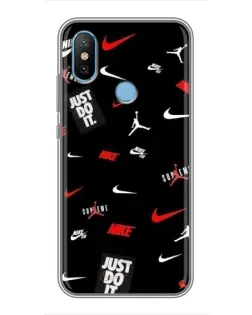 Чехол для Xiaomi Mi6X с картинкой «Nike Mix Pattern» Чехол для Xiaomi Mi6X с картинкой «Nike Mix Pattern»