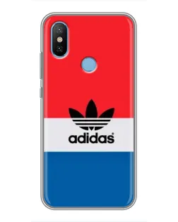 Чехол для Xiaomi Mi6X с картинкой «Ретро блоки Adidas»