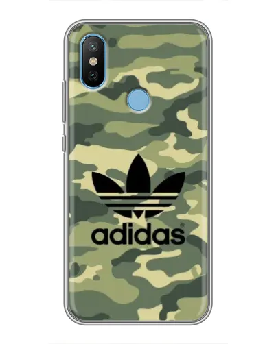 Чехол для Xiaomi Mi6X с картинкой «Милитари стиль Adidas» Чехол для Xiaomi Mi6X с картинкой «Милитари стиль Adidas»