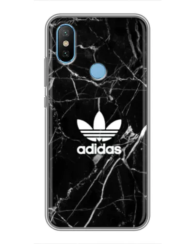 Чехол для Xiaomi Mi6X с картинкой «Белый мрамор Adidas» Чехол для Xiaomi Mi6X с картинкой «Белый мрамор Adidas»