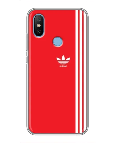 Чехол для Xiaomi Mi6X с картинкой «Красный минимализм Adidas» Чехол для Xiaomi Mi6X с картинкой «Красный минимализм Adidas»