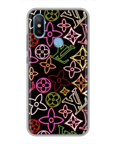 Чехол для Xiaomi Mi6X с картинкой «Неоновый микс Nike» Чехол для Xiaomi Mi6X с картинкой «Неоновый микс Nike»