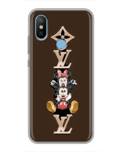 Чехол для Xiaomi Mi6X с картинкой «LV и Микки Маус» Чехол для Xiaomi Mi6X с картинкой «LV и Микки Маус»