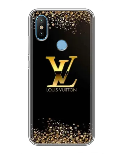 Чехол для Xiaomi Mi6X с картинкой «LV — золотые искры» Чехол для Xiaomi Mi6X с картинкой «LV — золотые искры»