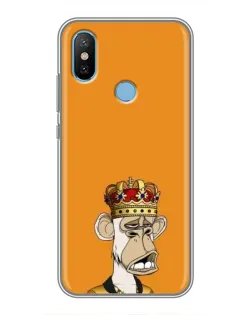 Чехол для Xiaomi Mi6X с картинкой «Золотая обезьяна Bored Ape»