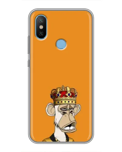 Чехол для Xiaomi Mi6X с картинкой «Золотая обезьяна Bored Ape» Чехол для Xiaomi Mi6X с картинкой «Золотая обезьяна Bored Ape»