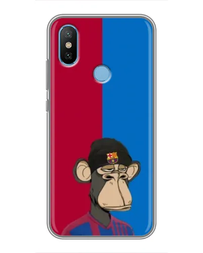 Чехол для Xiaomi Mi6X с картинкой «Bored Ape — фанат Барсы» Чехол для Xiaomi Mi6X с картинкой «Bored Ape — фанат Барсы»