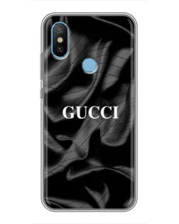 Чехол для Xiaomi Mi6X с картинкой «Gucci — шелковые волны»