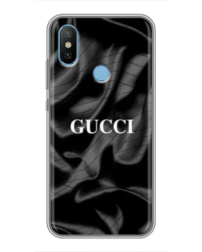 Чехол для Xiaomi Mi6X с картинкой «Gucci — шелковые волны» Чехол для Xiaomi Mi6X с картинкой «Gucci — шелковые волны»