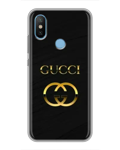 Чехол для Xiaomi Mi6X с картинкой «Золотой логотип Gucci» Чехол для Xiaomi Mi6X с картинкой «Золотой логотип Gucci»