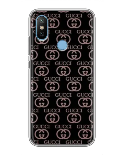 Чехол для Xiaomi Mi6X с картинкой «Классическая монограмма Gucci» Чехол для Xiaomi Mi6X с картинкой «Классическая монограмма Gucci»