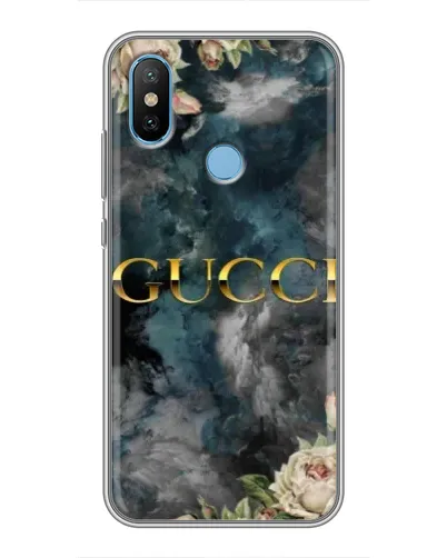Чехол для Xiaomi Mi6X с картинкой «Абстрактные цветы Gucci» Чехол для Xiaomi Mi6X с картинкой «Абстрактные цветы Gucci»