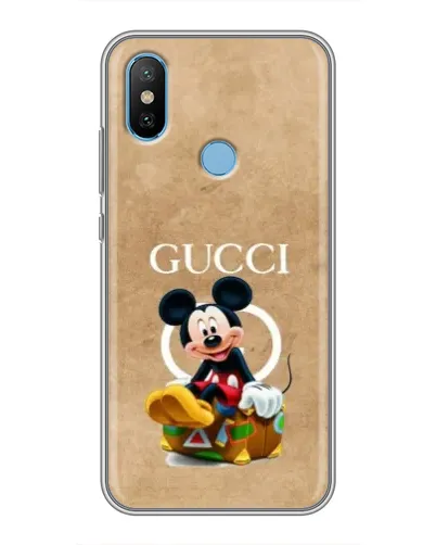 Чехол для Xiaomi Mi6X с картинкой «Микки Маус Gucci — крафт» Чехол для Xiaomi Mi6X с картинкой «Микки Маус Gucci — крафт»