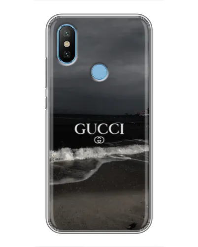 Чехол для Xiaomi Mi6X с картинкой «Gucci — морской прибой» Чехол для Xiaomi Mi6X с картинкой «Gucci — морской прибой»