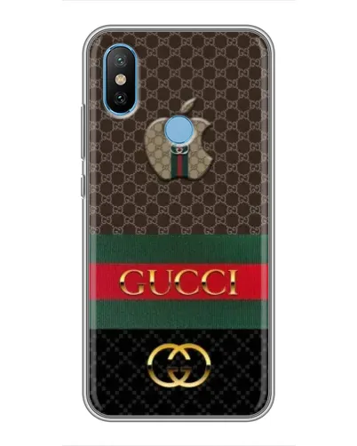 Чехол для Xiaomi Mi6X с картинкой «Gucci — брендированный десерт» Чехол для Xiaomi Mi6X с картинкой «Gucci — брендированный десерт»