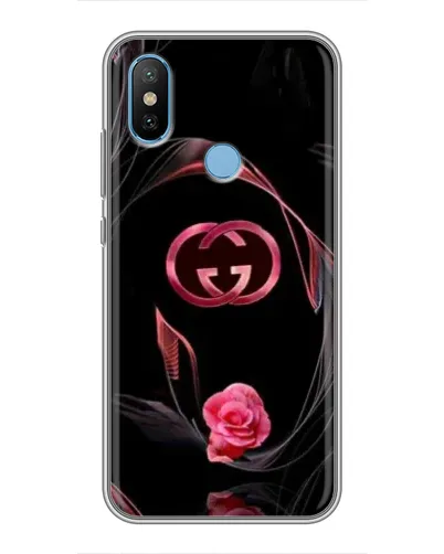 Чехол для Xiaomi Mi6X с картинкой «Gucci — неоновая роза» Чехол для Xiaomi Mi6X с картинкой «Gucci — неоновая роза»