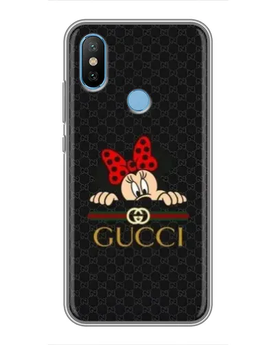 Чехол для Xiaomi Mi6X с картинкой «Минни Маус Gucci — черный» Чехол для Xiaomi Mi6X с картинкой «Минни Маус Gucci — черный»