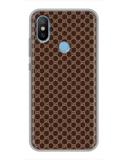 Чехол для Xiaomi Mi6X с картинкой «Gucci — шоколадная сетка» Чехол для Xiaomi Mi6X с картинкой «Gucci — шоколадная сетка»