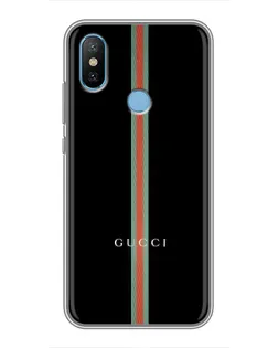 Чехол для Xiaomi Mi6X с картинкой «Gucci — строгая линия» Чехол для Xiaomi Mi6X с картинкой «Gucci — строгая линия»
