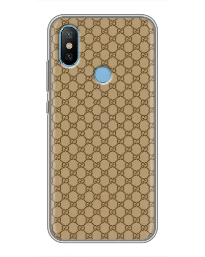 Чехол для Xiaomi Mi6X с картинкой «Gucci — классический беж» Чехол для Xiaomi Mi6X с картинкой «Gucci — классический беж»
