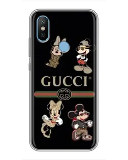 Чехол для Xiaomi Mi6X с картинкой «Gucci — герои Disney и монограмма» Чехол для Xiaomi Mi6X с картинкой «Gucci — герои Disney и монограмма»