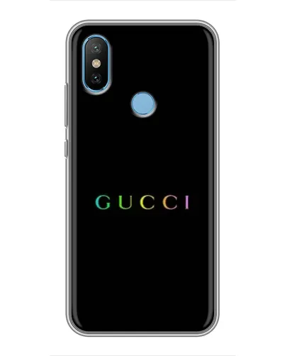 Чехол для Xiaomi Mi6X с картинкой «Gucci — неоновый минимализм» Чехол для Xiaomi Mi6X с картинкой «Gucci — неоновый минимализм»