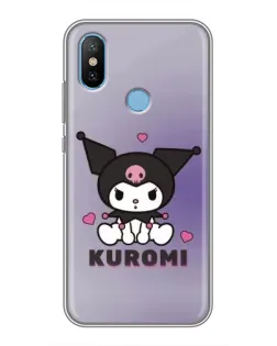 Чохол для Xiaomi Mi6X з картинкою «Kuromi — фіолетовий арт»