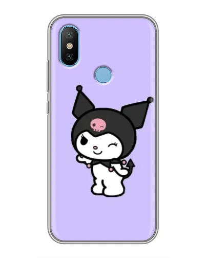 Чехол для Xiaomi Mi6X с картинкой «Классическая Kuromi» Чехол для Xiaomi Mi6X с картинкой «Классическая Kuromi»