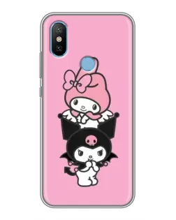 Чохол для Xiaomi Mi6X з картинкою «My Melody та Kuromi»