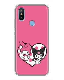 Чохол для Xiaomi Mi6X з картинкою «Kuromi та My Melody»