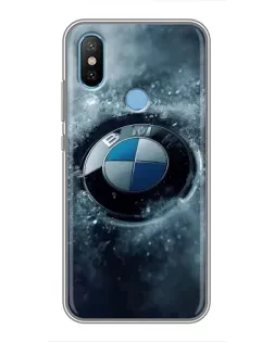 Чехол для Xiaomi Mi6X с картинкой «Логотип BMW — лед» Чехол для Xiaomi Mi6X с картинкой «Логотип BMW — лед»