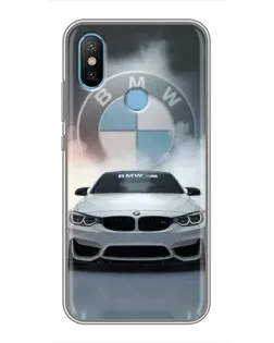 Чехол для Xiaomi Mi6X с картинкой «BMW в белом дыму» Чехол для Xiaomi Mi6X с картинкой «BMW в белом дыму»
