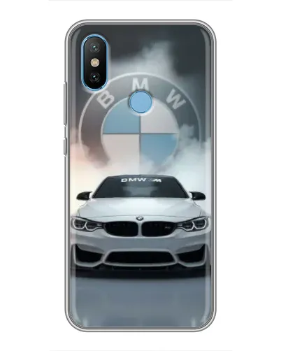 Чехол для Xiaomi Mi6X с картинкой «BMW в белом дыму» Чехол для Xiaomi Mi6X с картинкой «BMW в белом дыму»