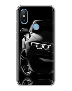 Чехол для Xiaomi Mi6X с картинкой «Черная BMW — профиль» Чехол для Xiaomi Mi6X с картинкой «Черная BMW — профиль»