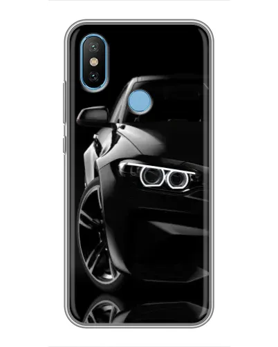 Чехол для Xiaomi Mi6X с картинкой «Черная BMW — профиль» Чехол для Xiaomi Mi6X с картинкой «Черная BMW — профиль»