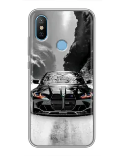 Чехол для Xiaomi Mi6X с картинкой «BMW — акварельный дрифт» Чехол для Xiaomi Mi6X с картинкой «BMW — акварельный дрифт»