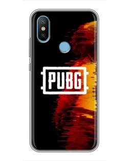 Чехол для Xiaomi Mi6X с картинкой «Яркий логотип PUBG»