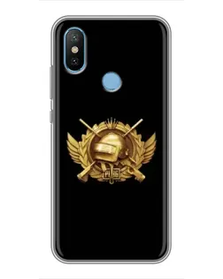 Чехол для Xiaomi Mi6X с картинкой «PUBG — оранжевый градиент» Чехол для Xiaomi Mi6X с картинкой «PUBG — оранжевый градиент»