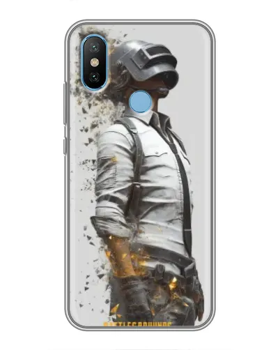 Чехол для Xiaomi Mi6X с картинкой «PUBG — боец в пыли»