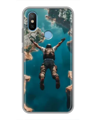 Чехол для Xiaomi Mi6X с картинкой «PUBG — свободное падение»