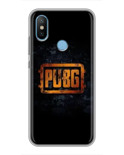 Чехол для Xiaomi Mi6X с картинкой «PUBG — золотой логотип»