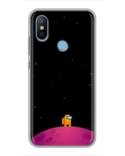 Чехол для Xiaomi Mi6X с картинкой «Одинокий герой на планете» Чехол для Xiaomi Mi6X с картинкой «Одинокий герой на планете»